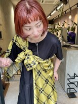 シー(Ciii)&nbsp;Ciii◎宮本マイコ◎短め前髪×レッドオレンジ