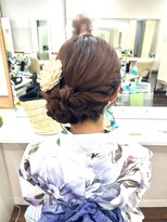 京都ヘアセット着付け専門サロン 夢館 五条店(yumeyakata) サイドアップスタイル