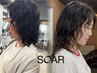 《SOAR》カット+パーマ+marbb+tr→¥13,000