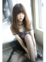 カシェ マエノヘタ(Cashe'e MAENOHETA)&nbsp;ラフさと甘さが可愛い☆小顔ミディアム