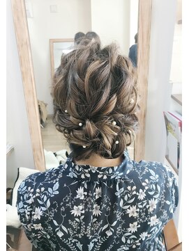 ロカット サロン(Roquat Salon) ウェーブロングアップアレンジ【ヘアセット/立川/立川南/浴衣】