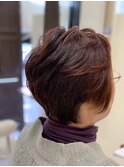 ショートレイヤー×ハンドブロー/大人◎20代30代40代50代