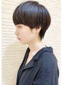 【morio札幌】大人かわいい黒髪ショート マッシュウルフ