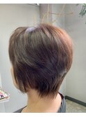 秋色カラーカット