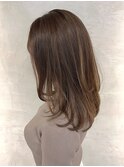 ◎大人かわいいミディアムレイヤー