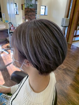 カットインファーチェ CUT IN face ミルキーバイオレットショート