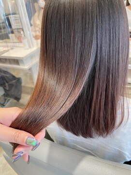 ヘアーエスクールフェイス(hair S. COEUR face) 酸熱トリートメント/うるつや艶髪ストレート