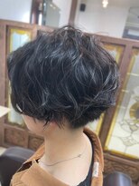 エルベ 千波店(elve)&nbsp;ハンサムショート無造作パーマスタイル