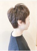 【morio鶴瀬】20代30代40代くせ毛さんベリーショートパープル