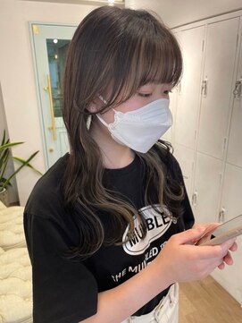 ルアナ ヘア アンド トリートメント(Luana) ふんわりナチュラルベージュインナーカラー☆