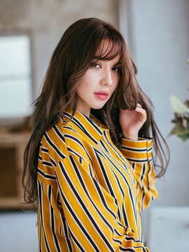 オンディーヌ 宮前平店(Ondine) 透け感のでる暗髪スモーキーアッシュ