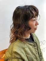ブクレット(Bouclettes)&nbsp;心斎橋　ミディアムレイヤー　パーマ