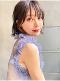 渋谷Siena 透明感カラー×ショートボブ