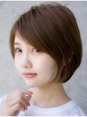 前髪あり大人ショートボブ20代30代40代【AIN.表参道】川原大地