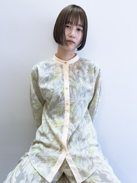 ハルフウェイ(haLfway) ショートボブ×ハイライトカラー