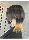 くびレイヤーカット インナーカラー/ウルフ/Wカラー#1