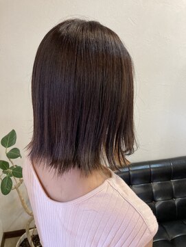 切りっぱなしボブアレンジ  #袋井駅#愛野駅#縮毛矯正#髪質改善