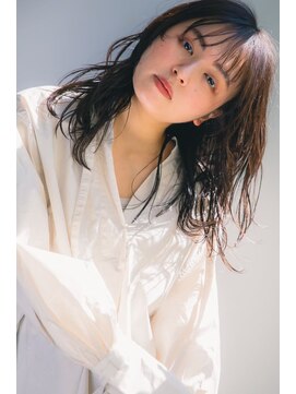 ルス 立川(LUZ) 【LUZ立川】濡れ髪ミディアム+シースルーバング★New Open