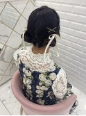 【ヘアメ】バレエコア＊編みカチュツインお団子＊新井