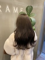 フレーム なんば店(FRAME) ▽ロング×グレージュ