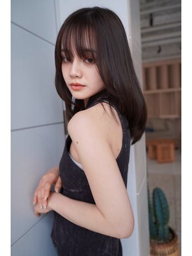 アンジェリカラボ 梅田店(ANGELICA LABO) ミディアムレイヤー×前髪×顔まわり×イルミナカラー♪