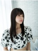 レイヤーカット前髪ありモード10代20代30代40代50代60代