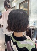 ボブパーマゆるめパーマニュアンスパーマ