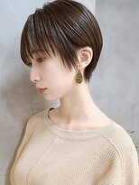 エリマ 横浜西口(elima) 横浜西口大人ショートボブくびれショートヘア切りっぱなしボブ