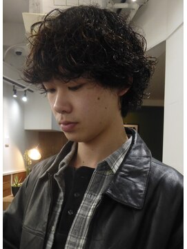 ガレージ バイ グリーン 原宿 表参道(Garage by green) 【HYUGA】グランジパーマ