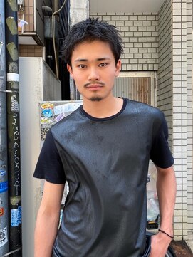 アース 高円寺店(HAIR & MAKE EARTH) 刈り上げないスパイキーショート！｛@02st96 }