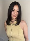 【MIHO】ミディアムレイヤースタイル
