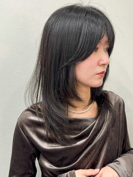 ボクノ 6号店 大橋(bokuno) 【力丸】扱いやすいミディアムレイヤーカット