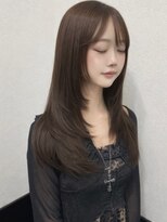 ラグナ(LAGUNA)&nbsp;【レイヤーカット/チョコレートグレージュ/艶カラー】