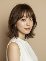 ハートテンセカンド 武蔵新城店(HEART2nd) 着物ヘア/ダークアッシュ/ミディアムレイヤーカット/武蔵新城