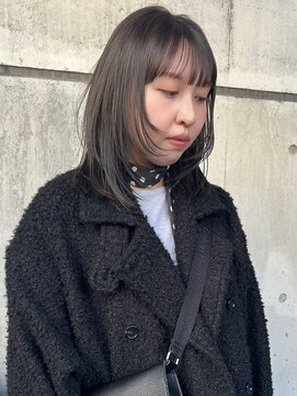 ニコフクオカヘアーメイク(NIKO Fukuoka Hair Make) [NIKO]オリーブブラウン/レイヤーカット