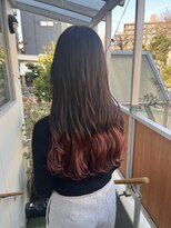 ロータスヘアーデザイン(Lotus Hair Design)&nbsp;【lotus下枝】グラデーションカラー/カシスピンク/ブリーチ１回