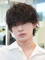 フィフス 大分(fifth)&nbsp;大分シャドウパーマメンズカットラウンドマッシュウルフゆるめ