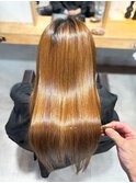 美髪矯正×ロングヘア