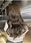 ダークパープルナチュラルショート夏のヘアアレンジ原宿