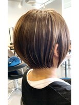 リライズ 加古川店(Re.Rize)&nbsp;#窪田 大人丸みショート＋自然な髪質改善ストレート