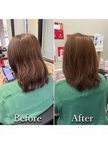 ヘアカラー専門店カラープラス石和店&nbsp;40代50代60代/BeforeAfter/白髪染め/おしゃれ染め