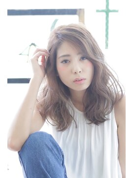 ヘアアンドライフ エジェリデイズ(hair&life egerie days) 【グレージュカラー】ミディアム 【恵比寿leto保谷裕樹】