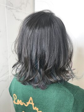 アヴァンスクロス あべのルシアス店(AVANCE.CROSS) インナーカラー×ダークグレー