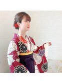 大人っぽいのに愛らしいローウェイアップ