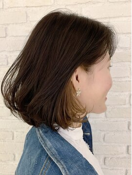 オーシャン(Ocean) [OCEAN Hair&Life藤原純] ブリ-チオンカラ-×インナ-カラ-ボブ☆