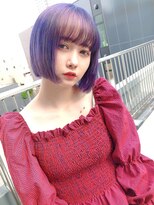 アマンドール(Aman D'or)&nbsp;『派手可愛い＊』シャープボブ×ゴーストパープル