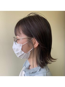 ルアナ ヘア アンド トリートメント(Luana) インナーホワイト×ボブ