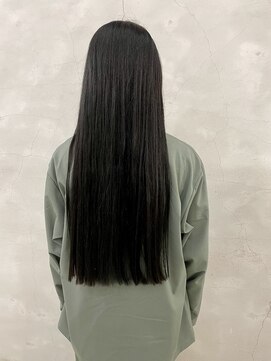 エンドリンク(endlink) ツヤサラロング×ブルーブラック