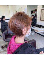 ラッキーヘア 加古川(Lucky Hair)&nbsp;透け感ベージュカラー/ニュアンスショート【カドワキ】