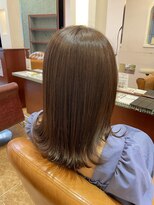 ブランシェ JR勝川駅南口店(BRANCHE)&nbsp;【branche大前】オリーブベージュ×切りっぱなしカット